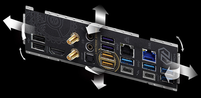 Flexible Integrated IO Shield